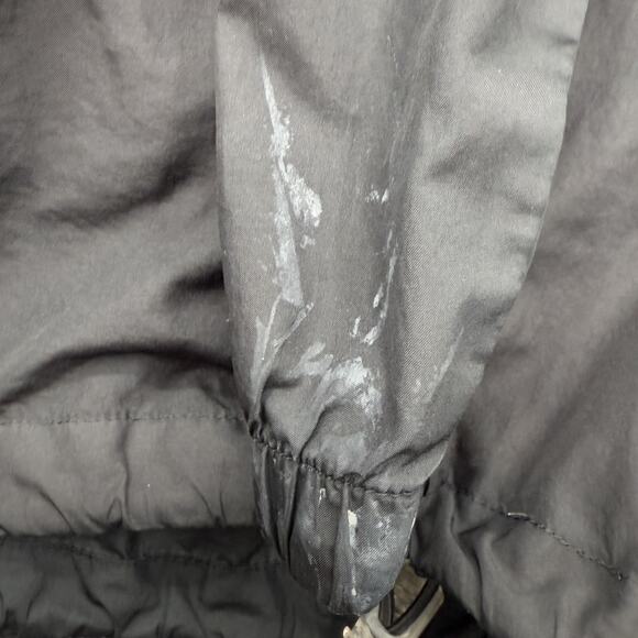 Vintage Nike Windbreaker Jacket Boys Large Black Half Zip Pullover Anorak Mesh - Picture 3 of 10